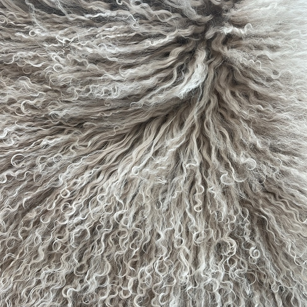 Quince Luxe Mongolian Lamb Pillow